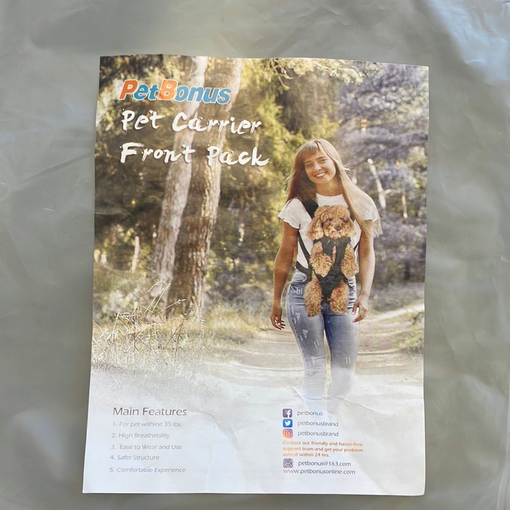 PetBonus Pet Carrier Front Pack